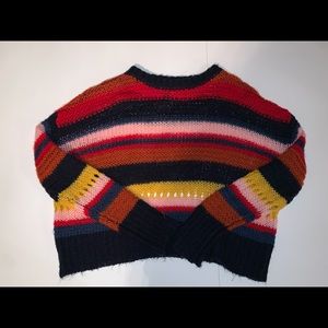 Cropped Striped sweater